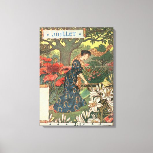 juli canvas afdruk (Voorkant)