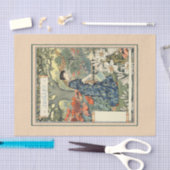 Juli door Eugene Grasset Tissuepapier (Craft)