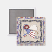 Juli Engel / Fairy Maand Magnet (Voorkant / Achterkant)