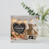 Juli Geboorte Bloem Zwangerschap aankondiging (Staand voorkant)