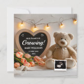 Juli Geboorte Bloem Zwangerschap aankondiging (Voorkant)