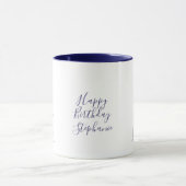 Juli Geboorte Maand Bloem Larkspur Verjaardagscade Mok (Midden)