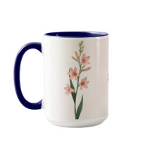 Juli Geboortemaand Flower Coffee Mok
