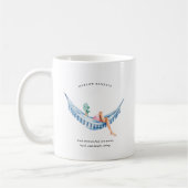 Juli Geburtsmaand Meisje | Monogram Koffiemok (Links)
