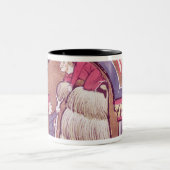 Juli: Het oogsten van de Hay Tweekleurige Koffiemok (Center)