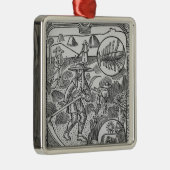 Juli, hooi, kanker metalen ornament (Rechts)