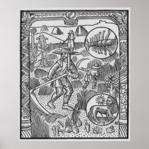 Juli, hooi, kanker poster