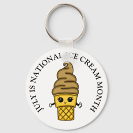 Juli is de Nationale Button van de Maand van Ice C Sleutelhanger