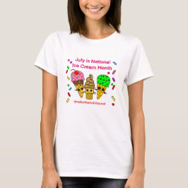 Juli is Ice Cream Month T-shirt