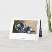 Juli is Nationale Blauwbes Maand Kaart (Achterkant)