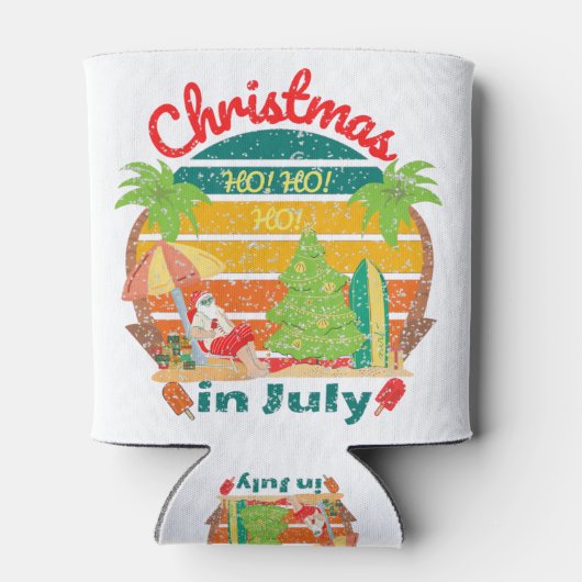 juli kerstmis in juli blikjeskoeler (Achterkant)