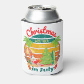 juli kerstmis in juli blikjeskoeler (Blikje Achterkant)