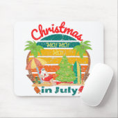 juli kerstmis in juli muismat (Met muis)