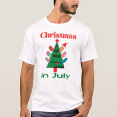juli kerstzomer t-shirt (Voorkant)