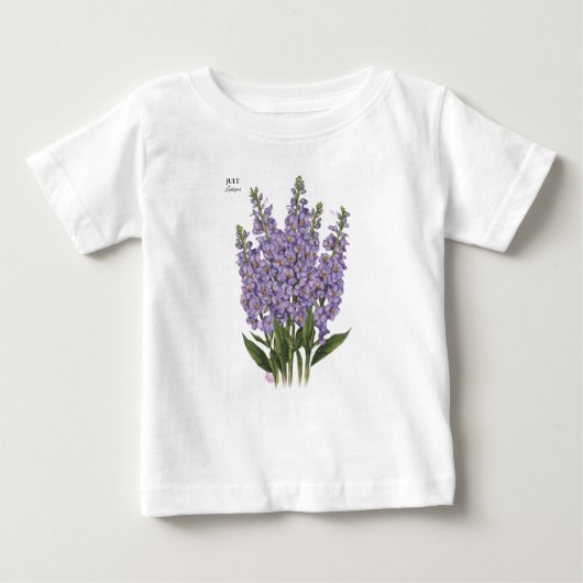 Juli Larkspur Bloom - Gepersonaliseerd verjaardags (Voorkant)