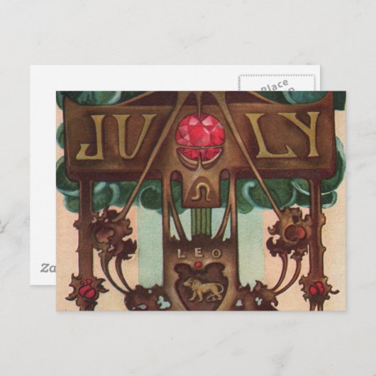 Juli - Leo Briefkaart (Voorkant / Achterkant)