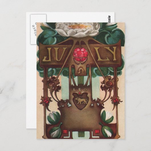 Juli - Leo Briefkaart (Voorkant / Achterkant)