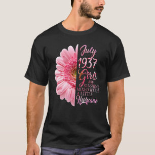 Juli Meisje 1937 85 jaar van zonneschijn gemengd A T-shirt
