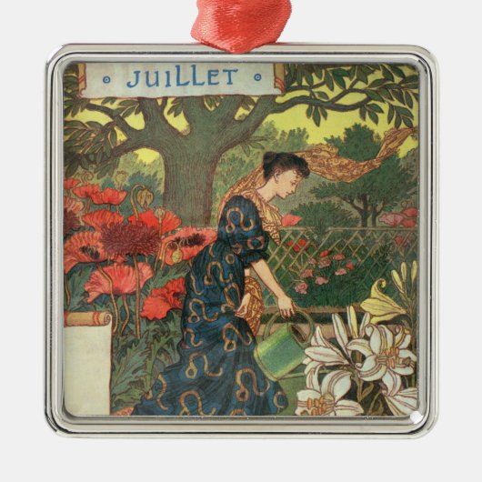 Juli Metalen Ornament (Voorkant)