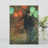Juli Nacht (door Childe Hassam) Kaart (Staand voorkant)