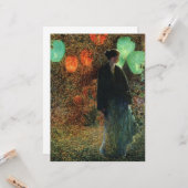 Juli Nacht (door Childe Hassam) Kaart (Voorkant / Achterkant in situ)