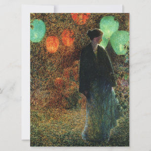 Juli Nacht (door Childe Hassam) Kaart