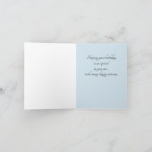 Juli nacht Happy Birthday Groet Kaart (Binnen)