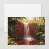 Juli Robijn Waterval Briefkaart (Voorkant / Achterkant)