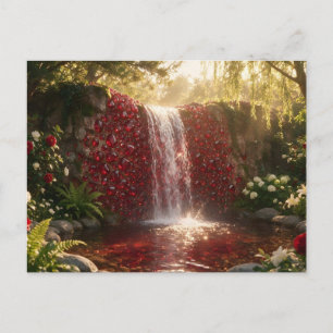 Juli Robijn Waterval Briefkaart