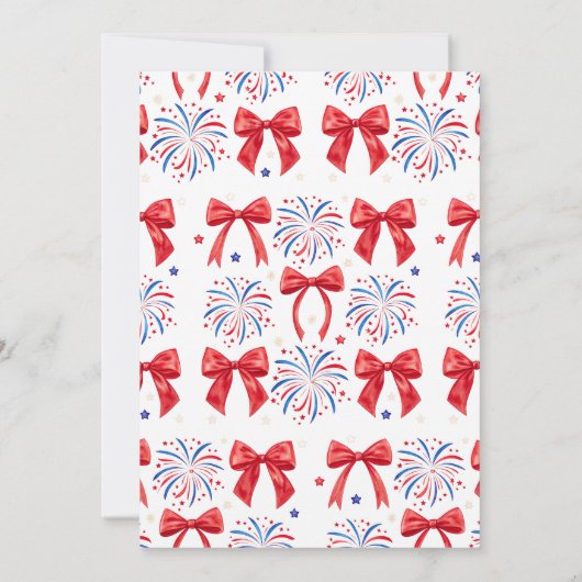 Juli Rood Wit en Twee Meisjes 2e Verjaardagsfeest Kaart (Achterkant)