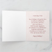 Juli Ruby Birthstone Birthday 8.5X11 Kaart (Binnen)