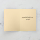 Juli tot augustus Geboorte Bloem Aangepaste Verjaa Kaart (Binnen)