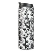 Juli Verjaardag Maand Larkspur 16 oz Skinny Thermosbeker (Geroteerd rechts)