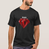 Juli Verjaardag Ruby T-shirt (Voorkant)