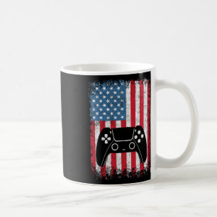 Juli Video Game Gamer Kinderen Jongens Mannen Usa Koffiemok