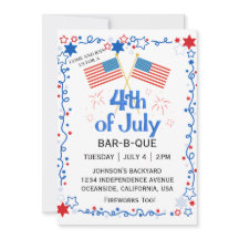 Juli Vierde Amerikaanse vlag kale adelaar BBQ vuur