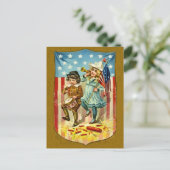  juli vierde Briefkaart uitnodiging (Staand voorkant)