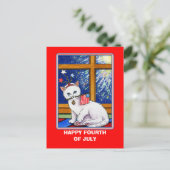 Juli vierde kat briefkaart (Staand voorkant)