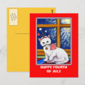 Juli vierde kat briefkaart (Voorkant / Achterkant)