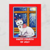 Juli vierde kat briefkaart (Voorkant)