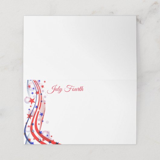 Juli Vierde Naam Plaats Kaart Plaatskaartje (Buitenkant ongevouwen)