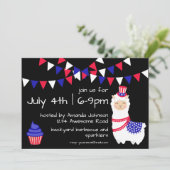 Juli Vierde Uitnodiging van de Partij van Llama (Staand voorkant)