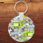 Juli: Water Lily Sleutelhanger (Voorkant)