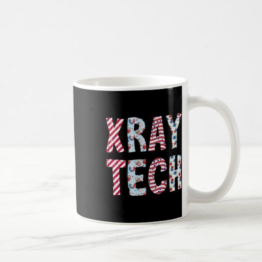 Juli X-ray Tech Onafhankelijkheidsdag Amerikaanse Koffiemok (Rechts)