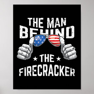 Juli Zwangerschap Shirt Het Man achter de Firecra Poster