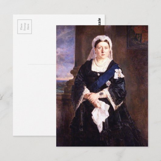 Julia Abercromby Queen Victoria Briefkaart (Voorkant / Achterkant)