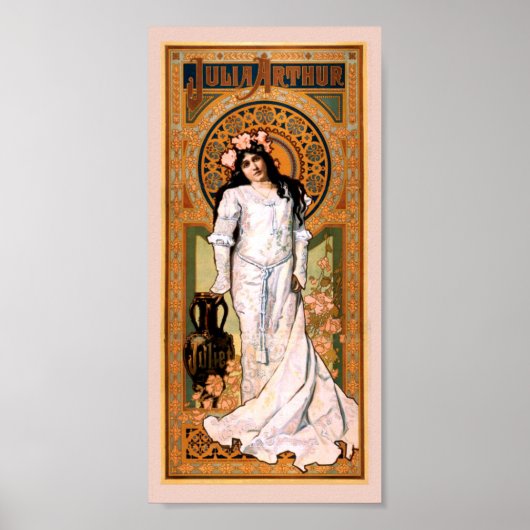 Julia Arthur Vintage Poster (Voorkant)