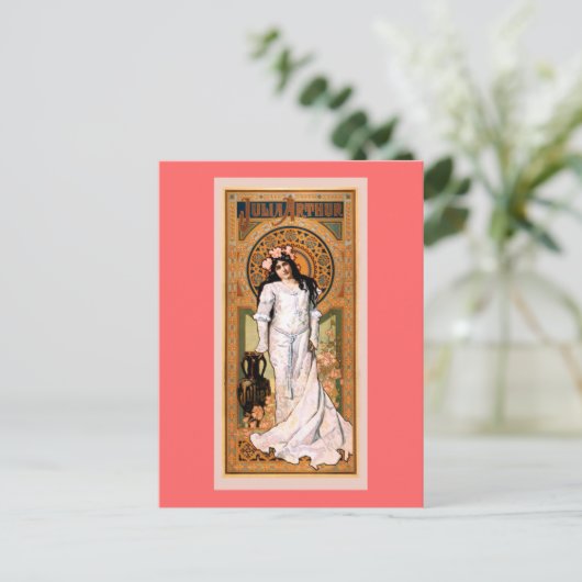 Julia Arthur Vintage Poster Briefkaart (Staand voorkant)