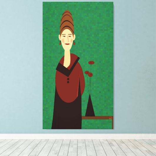 Julia Canvas Afdruk (Insitu (Houten vloer))