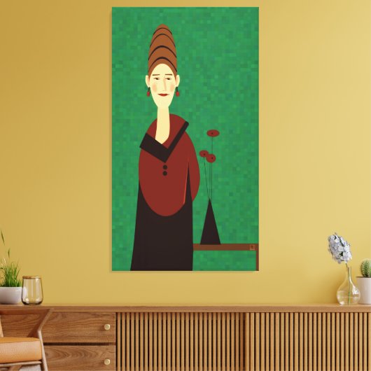 Julia Canvas Afdruk (Insitu (Woonkamer))